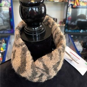 Pieces Fuzzy Zebra Print Headband